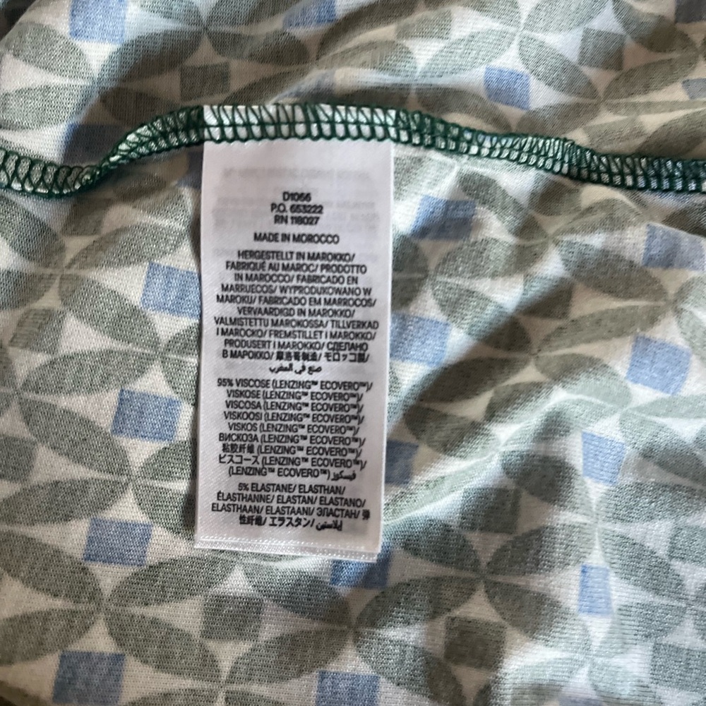 Boden Amelie Long Sleeve Dress in Pine Diamond Trellis Size 6 - Picture 7 of 8
